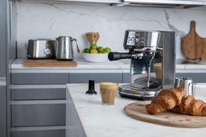 Breville-BES500BSS-Bambino-Plus-Espresso-Machine-brushed-stainless-steel-sleek-on-the-counter