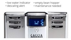 Gaggia-Anima-Prestige-automatic-espresso-machine-LCD-display-convenient-notification