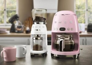 Smeg-retro-style-drip-coffee-machine-and-grinder-to-accent-your-kitchen